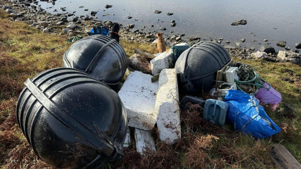 Loch Eribol beach clean October 2025