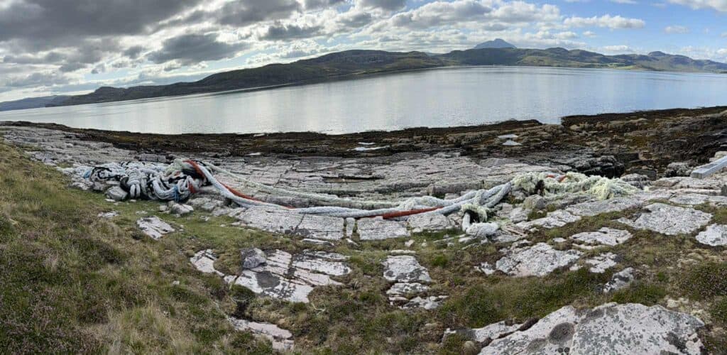 Loch Eribol beach clean October 2025