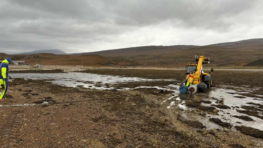 Loch Eribol beach clean October 2025